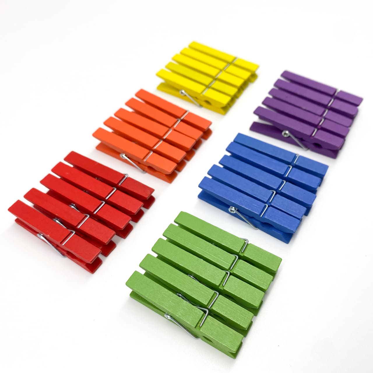 12 Packs: 30 ct. (360 total) Medium Primary Clothespins by Recollections™